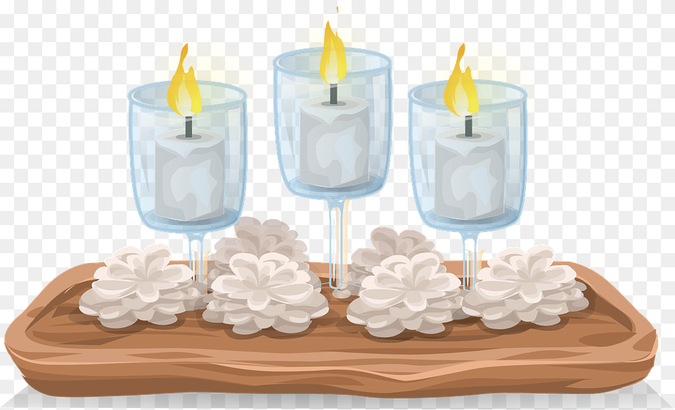 Candles Votive Flame Light Wax Memory Three Cera De Vela, Glass, Cream, Dessert, Food Png Image