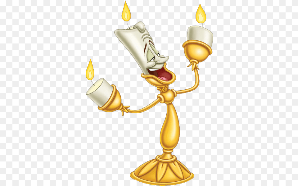 Candlestick Off Of Beauty And The Beast, Candle, Smoke Pipe Png