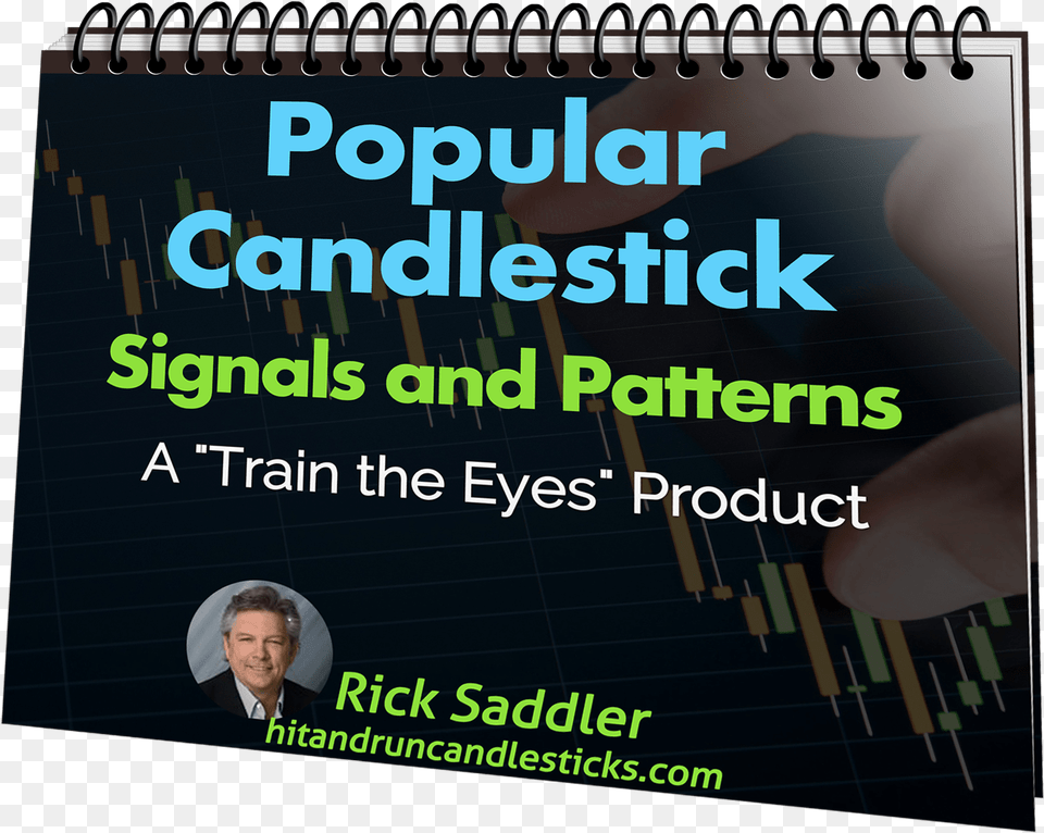 Candlestick Signal Flip Book Candlestick Pattern, Adult, Advertisement, Male, Man Png