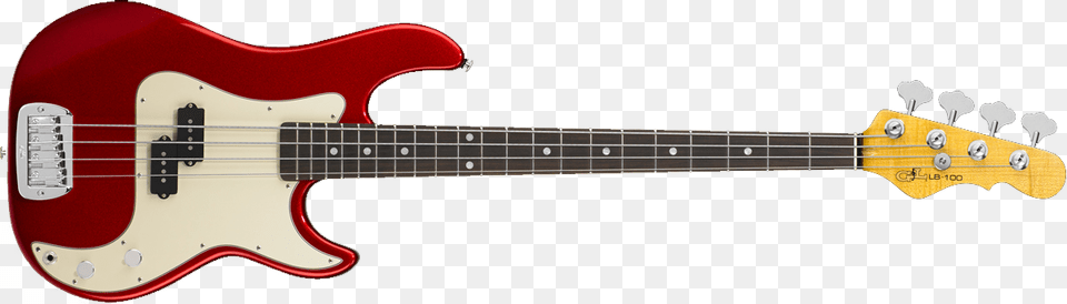 Candy Apple Red Metallic Fender Stratocaster Bass Red, Bass Guitar, Guitar, Musical Instrument Free Png