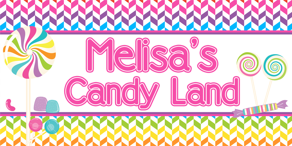 Candy Banner, Food, Sweets, Lollipop, People Free Png