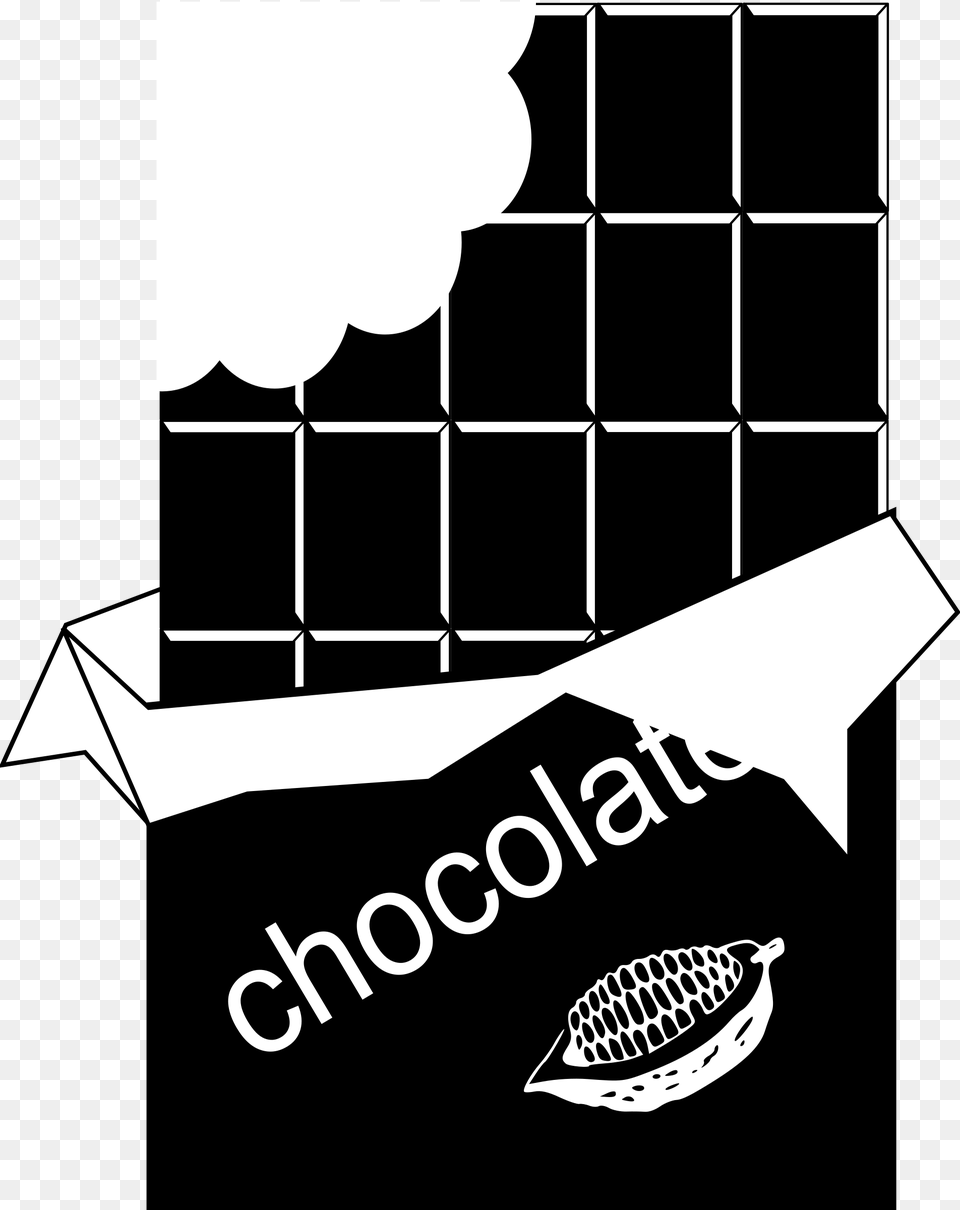 Candy Bar Clipart Bitten Chocolate Black And White, Stencil, Logo, People, Person Free Transparent Png