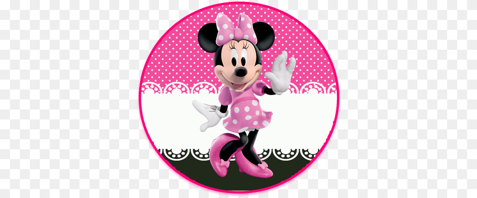 Candy Bar Minnie Rosa Kit Imprimible Minnie Mouse Rosa, Figurine, Toy Png