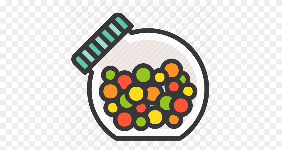 Candy Candy Jar Dessert Food Sweets Icon Free Png