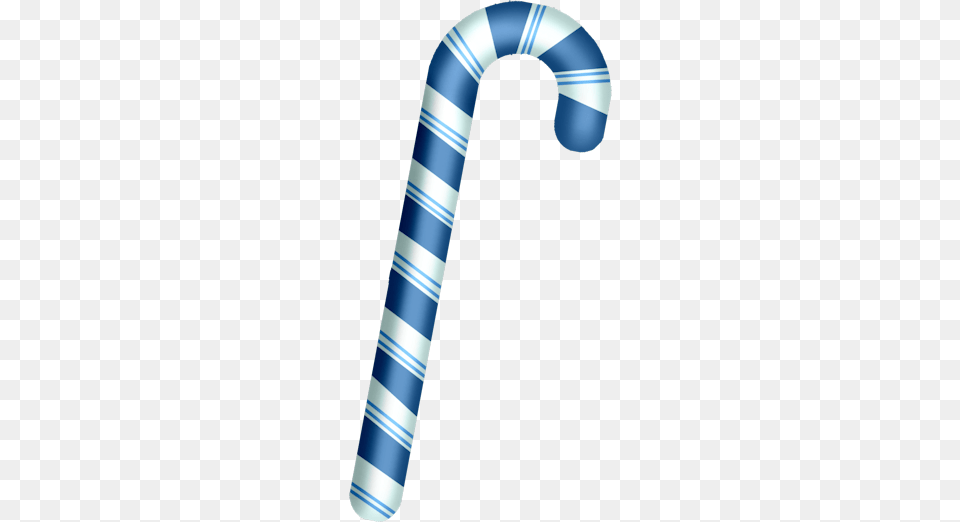 Candy Cane Clipart Winter Christmas Blue And White Candy Cane, Stick Free Transparent Png