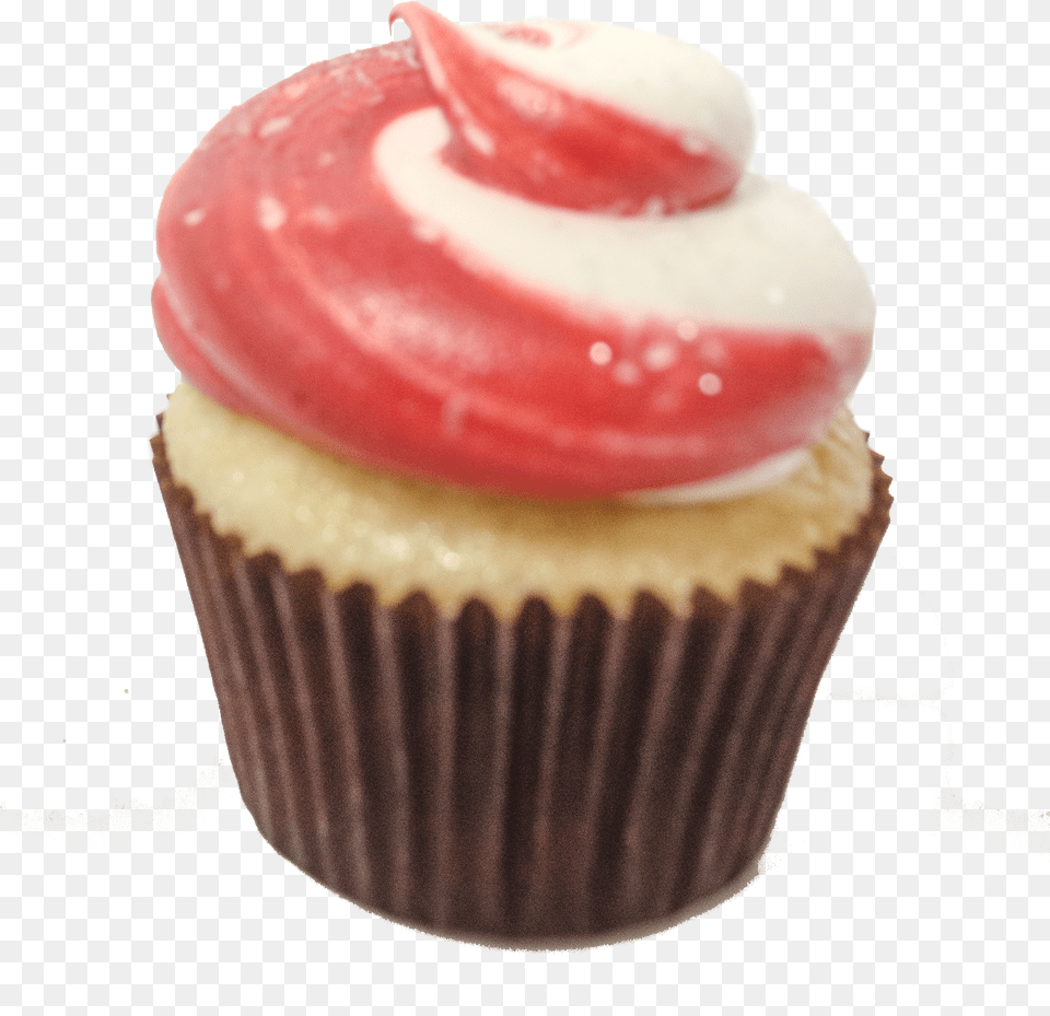 Candy Cane Cupcake Free Png Download