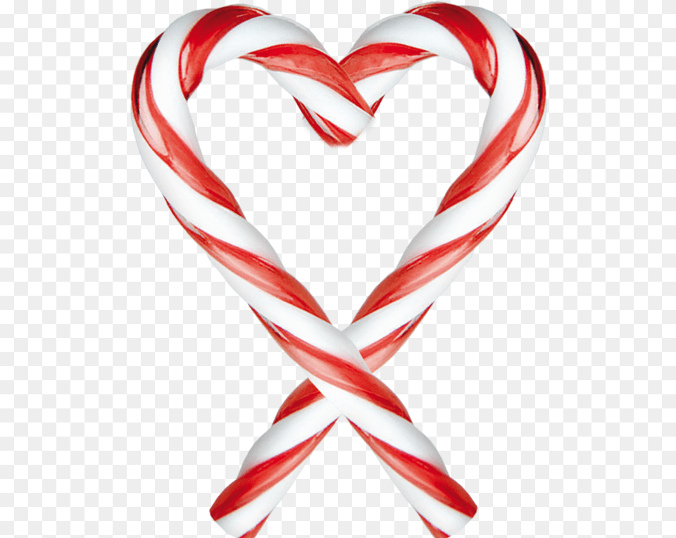 Candy Cane Heart Picture Candy Cane Heart, Food, Sweets, Person Free Png Download