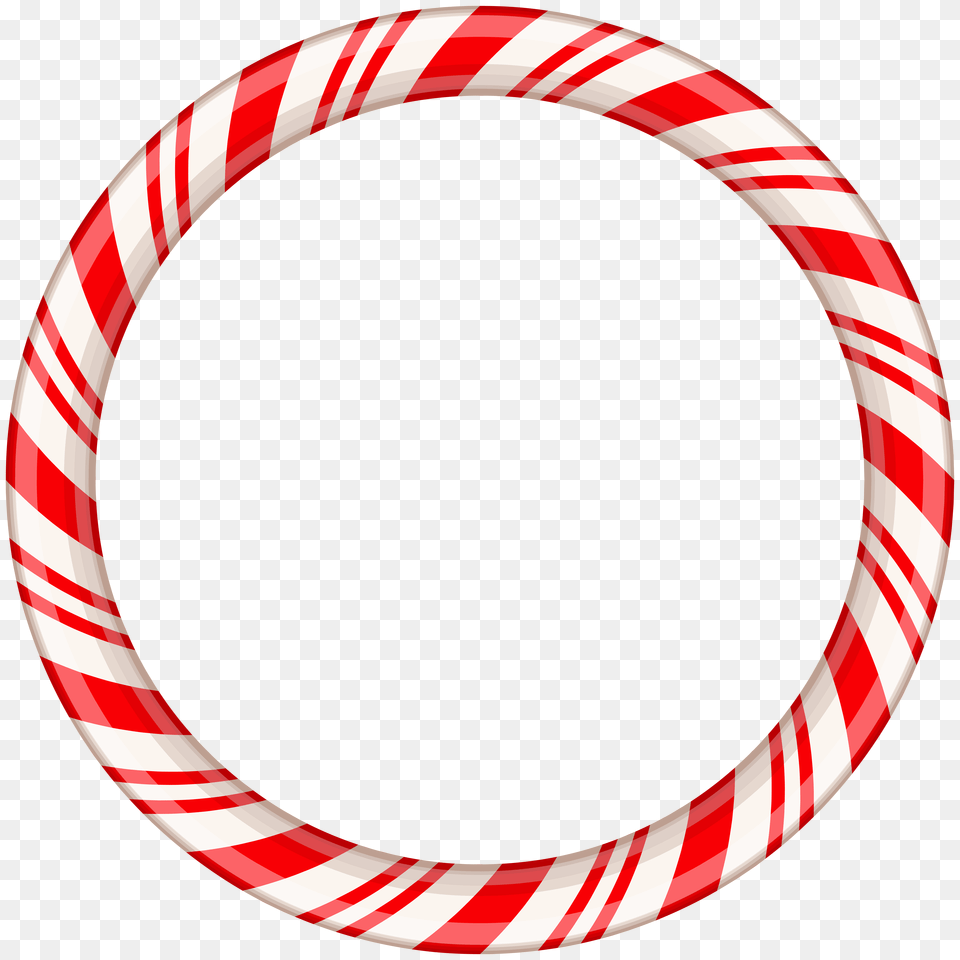 Candy Cane Round Border Frame Transparent Clip Gallery Free Png Download