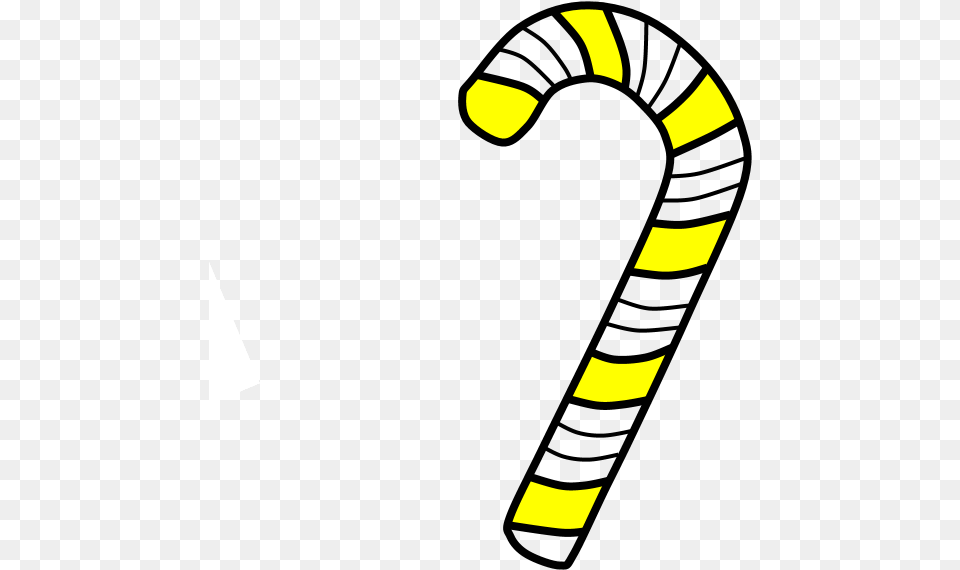 Candy Cane Stripes Yellow White Rainbow Candy Cane Clipart Free Transparent Png