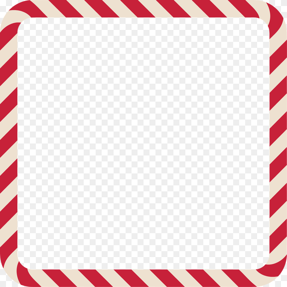 Candy Canes Christmas Border, Blackboard Free Png Download