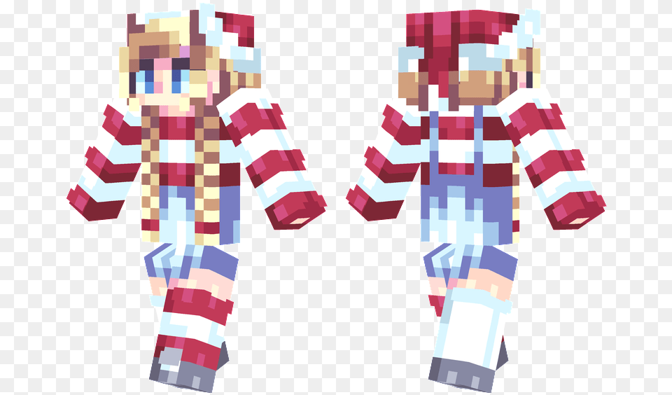 Candy Canes Minecraft Christmas Reindeer Girl, Baby, Person Png Image