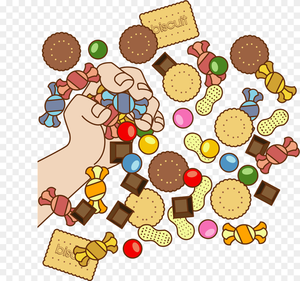 Candy Catching Hand Clipart, Food, Sweets Png