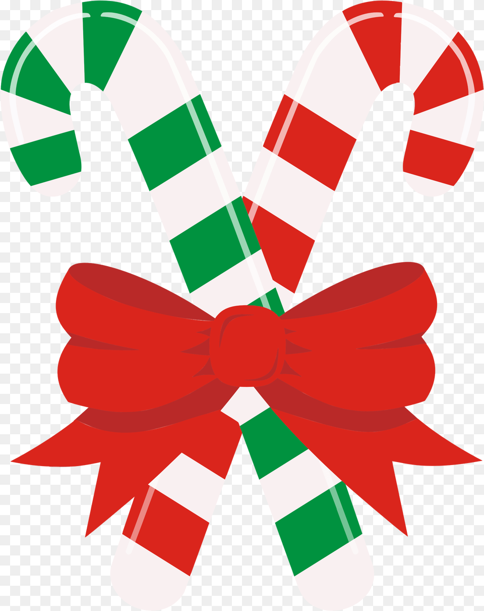 Candy Clipart Bow Candy Cane Christmas, Food, Sweets, Stick, Dynamite Free Transparent Png