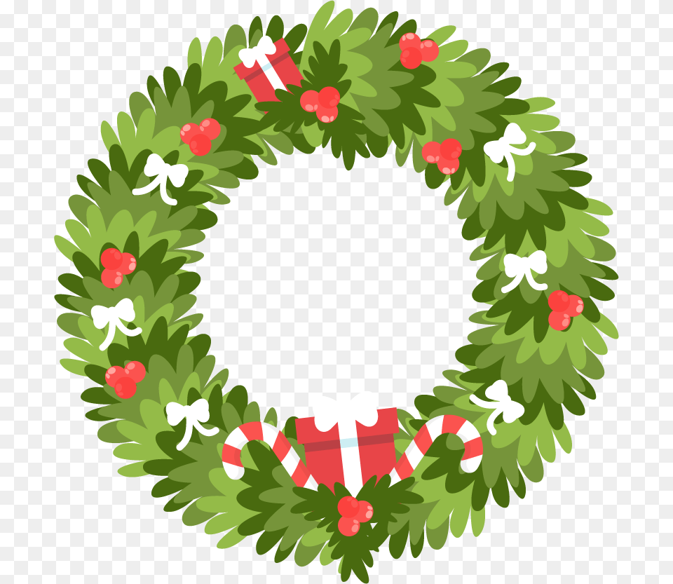 Candy Clipart Garland, Plant, Wreath, Flower, Flower Arrangement Png Image