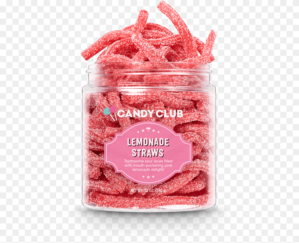 Candy Club Lemonade Straws, Jar, Food, Sweets, Ketchup Free Png