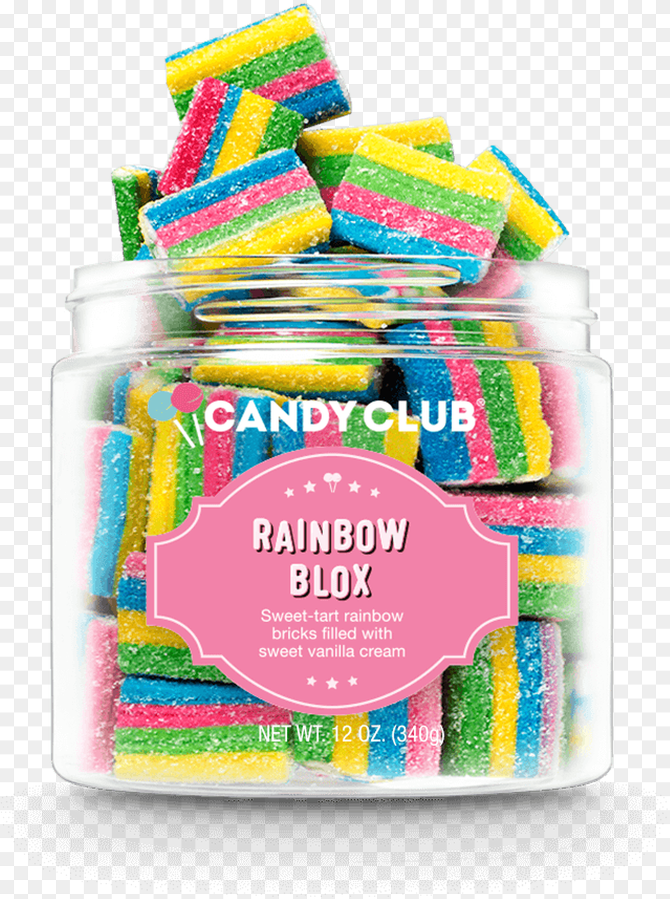 Candy Club Rainbow Blox Confetti, Birthday Cake, Cake, Cream, Dessert Free Png