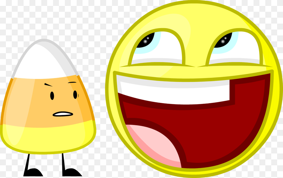 Candy Corn And Epic Face, Food, Sweets, Disk Free Png