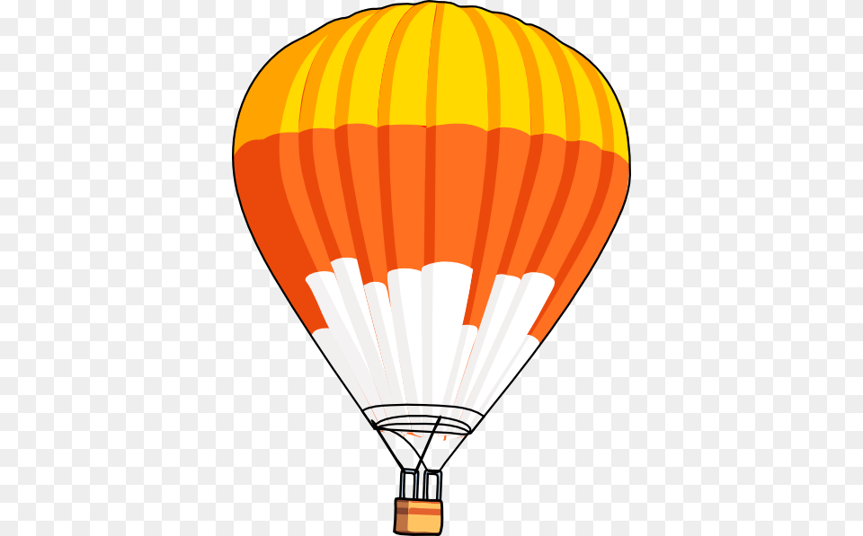 Candy Corn Balloon Clip Art Weather Balloon Clip Art, Aircraft, Hot Air Balloon, Transportation, Vehicle Png Image
