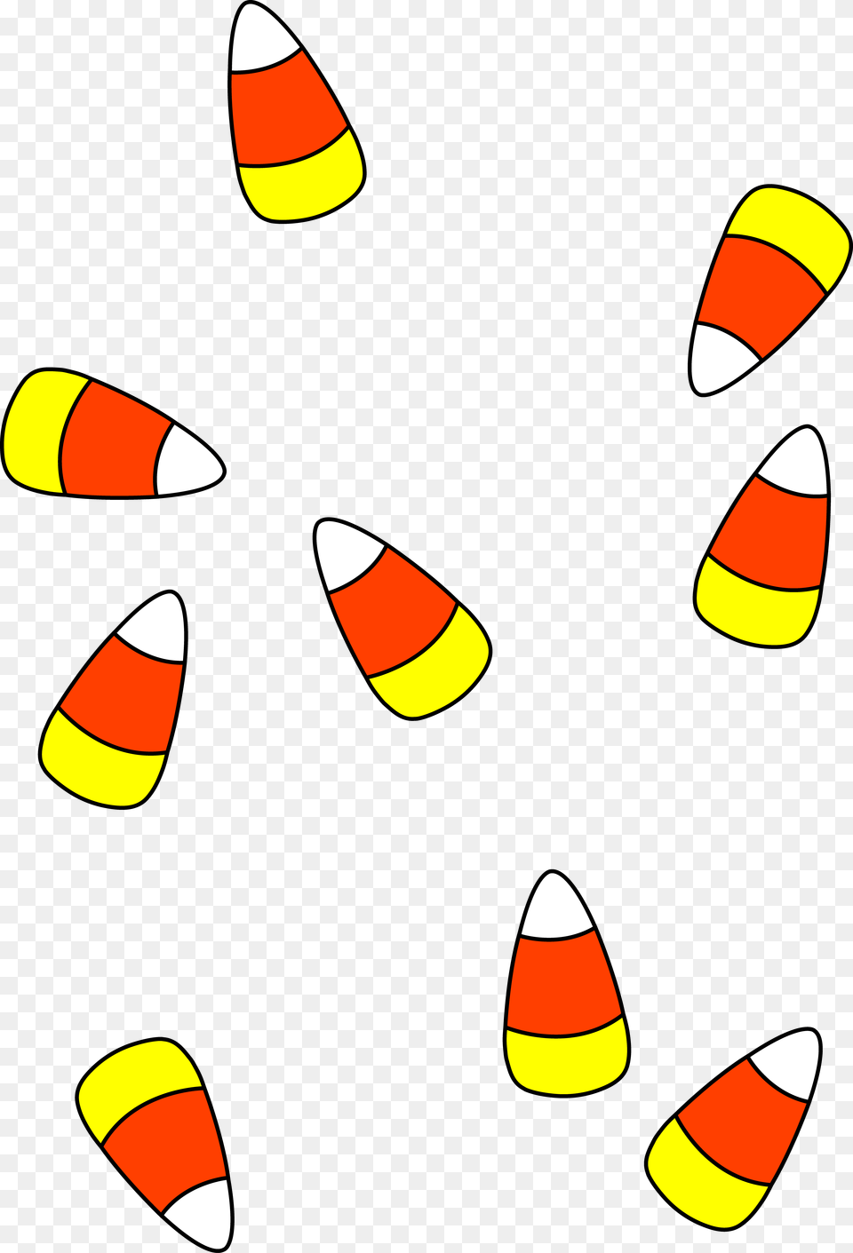Candy Corn Clip Art Black And White, Food, Sweets Png Image