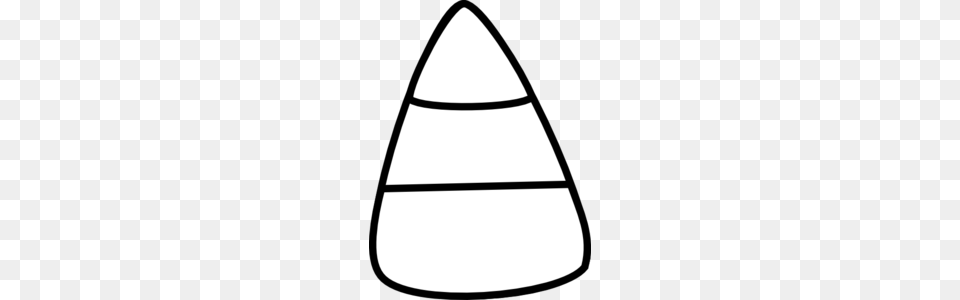 Candy Corn Outline Clip Art, Cone, Triangle, Astronomy, Moon Free Png
