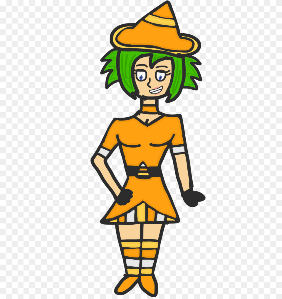 Candy Corn Witch Vanessa, Elf, Person, Clothing, Costume Free Png Download