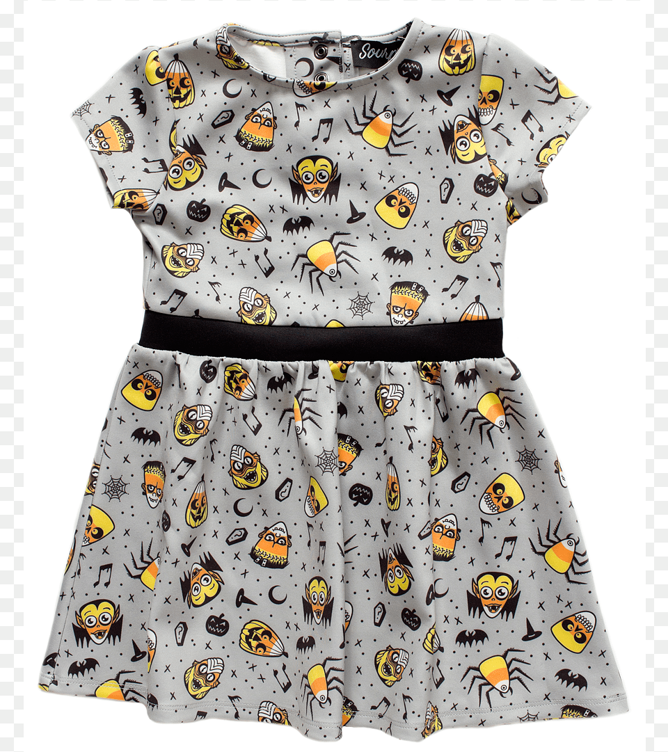 Candy Cornies Girls Dress By Sourpuss Sourpuss, Blouse, Clothing, Animal, Bird Png