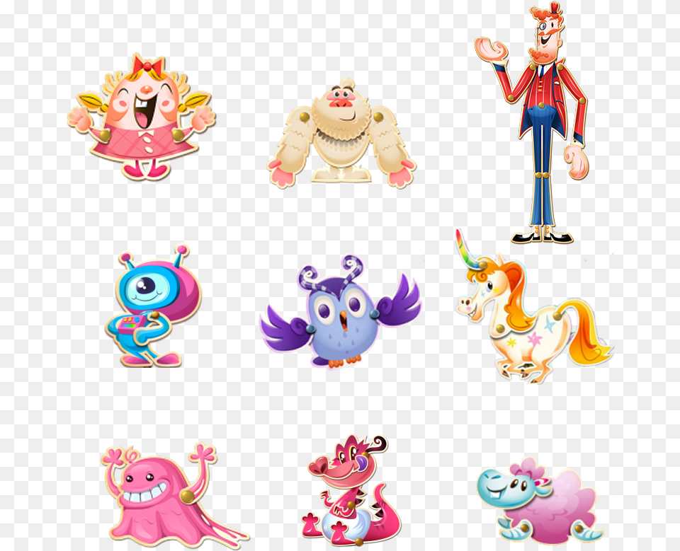 Candy Crush Saga Characters, Person, Animal, Antelope, Mammal Png Image
