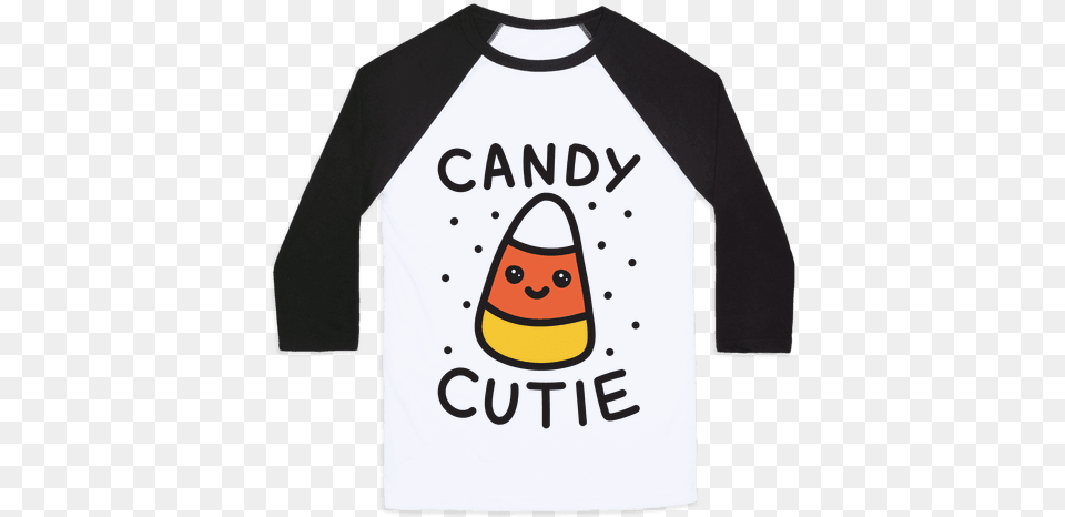 Candy Cutie Candy Corn Baseball Tee Ain T No Party Like A Corpse Party Shirt, Clothing, Long Sleeve, Sleeve, T-shirt Free Png