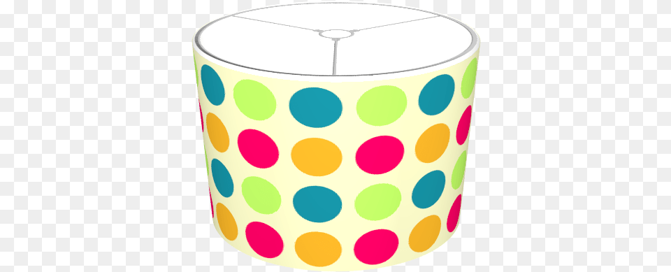 Candy Dotted Pattern Circle, Lamp, Lampshade, Can, Tin Free Png