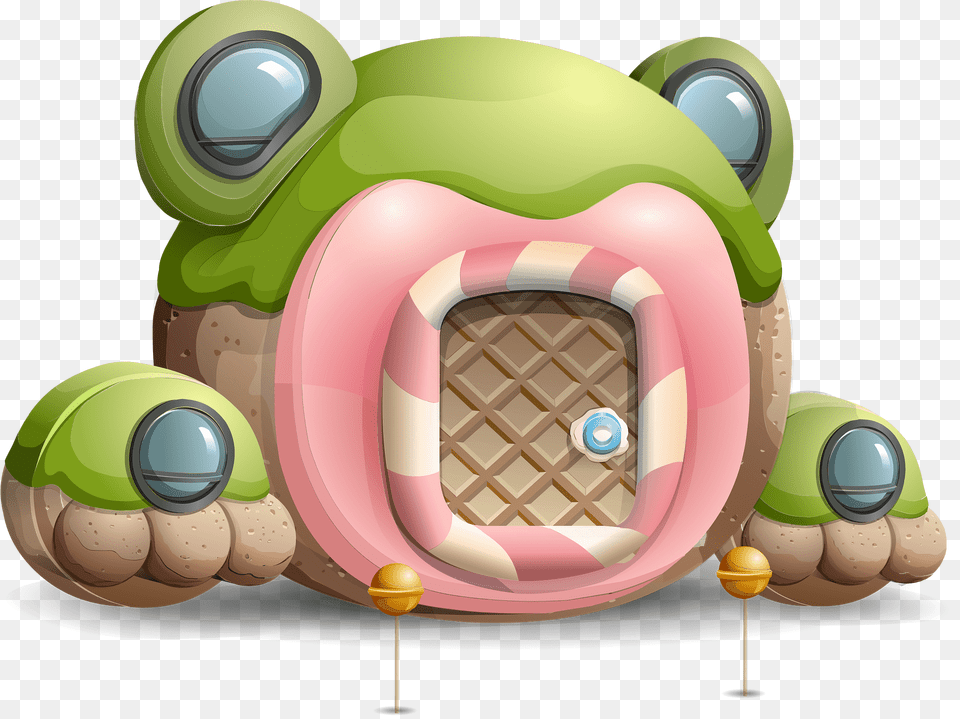 Candy Frog House Clipart, Tape Png Image