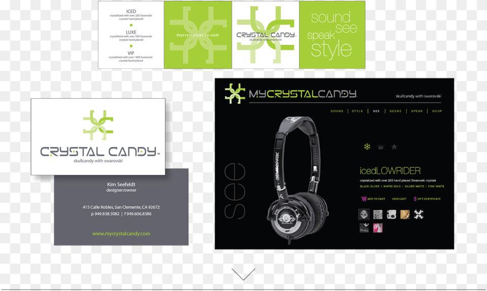 Candy Headphones, Electronics, Advertisement, Business Card, Paper Free Png