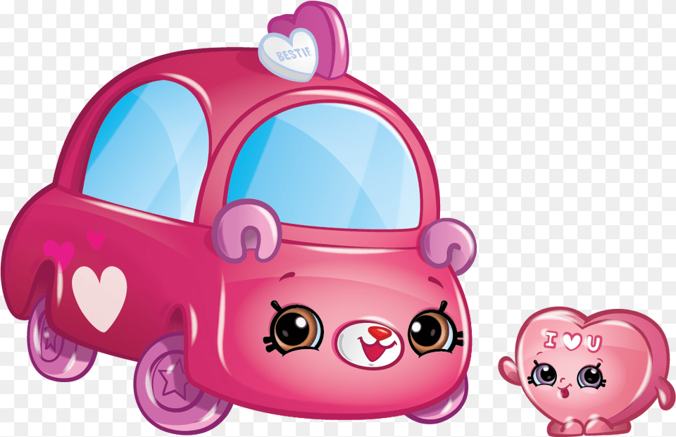 Candy Heart Car Shopkins Wiki Fandom Shopkins Cutie Cars Candy Heart, Device, Grass, Lawn, Lawn Mower Free Png
