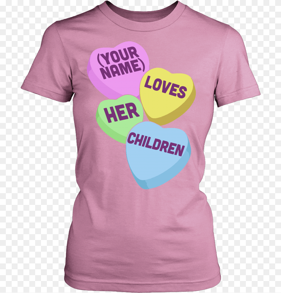 Candy Hearts Children Active Shirt, Clothing, T-shirt Free Transparent Png