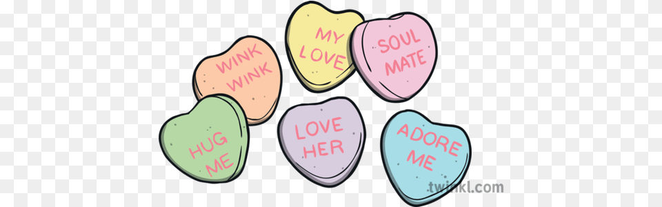 Candy Hearts Illustration Day, Heart, Disk Png Image