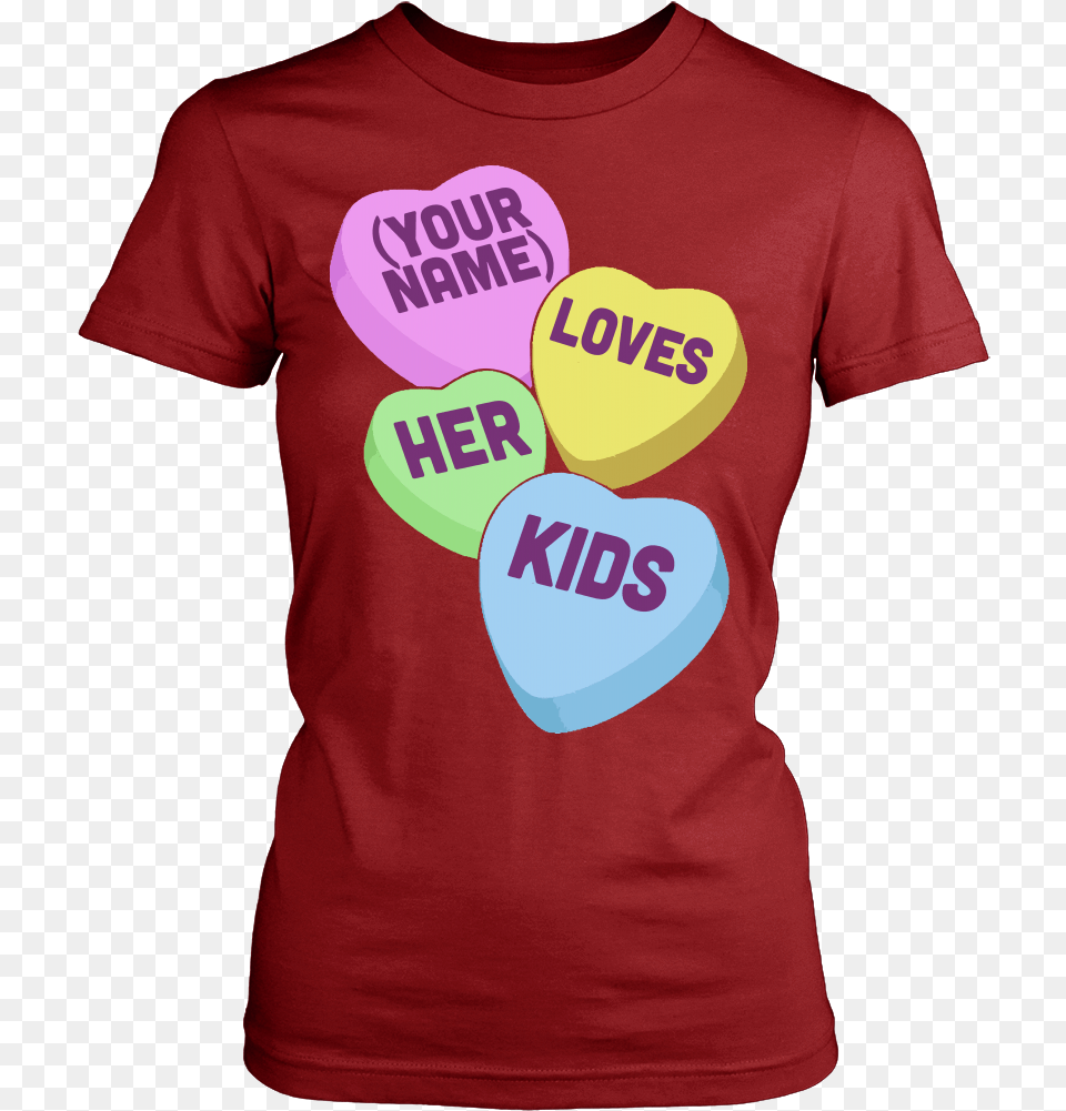 Candy Hearts Kids Active Shirt, Clothing, T-shirt, Symbol Free Transparent Png