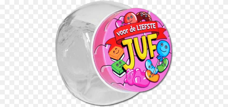 Candy Jar Juf Paperdreams Candy Jars Noodrantsoen Fun Gifts, Disk, Food, Sweets Free Transparent Png