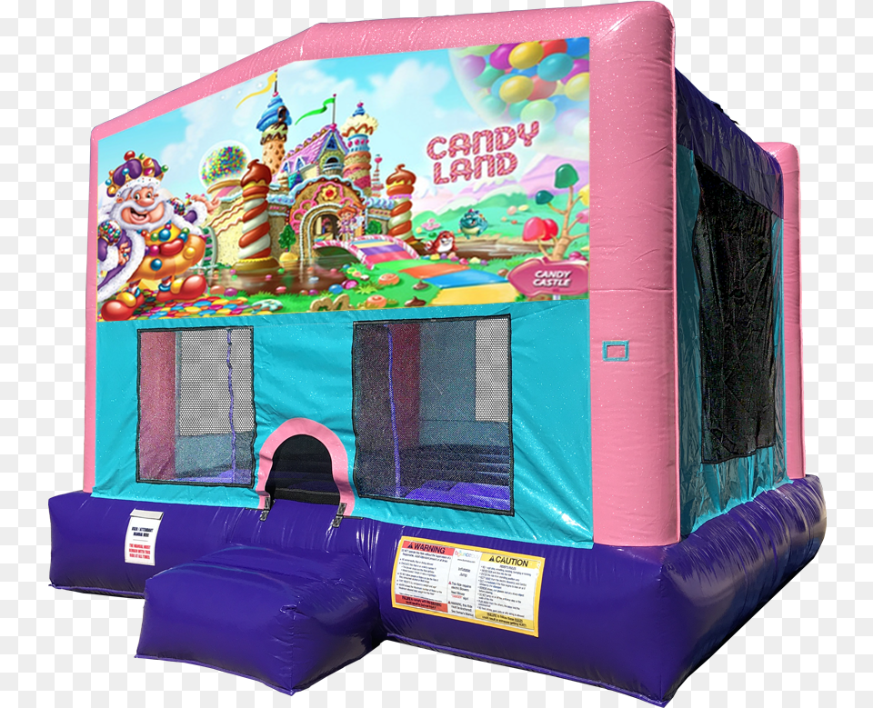 Candy Land Bouncer Under The Sea Bounce House, Inflatable, Baby, Person, Indoors Free Png