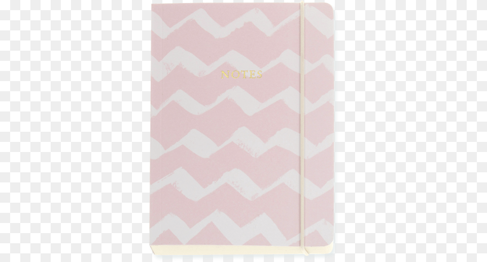 Candy Pink White Zigzag Chunky Notebook With Elastic, Diary, Page, Text Free Transparent Png