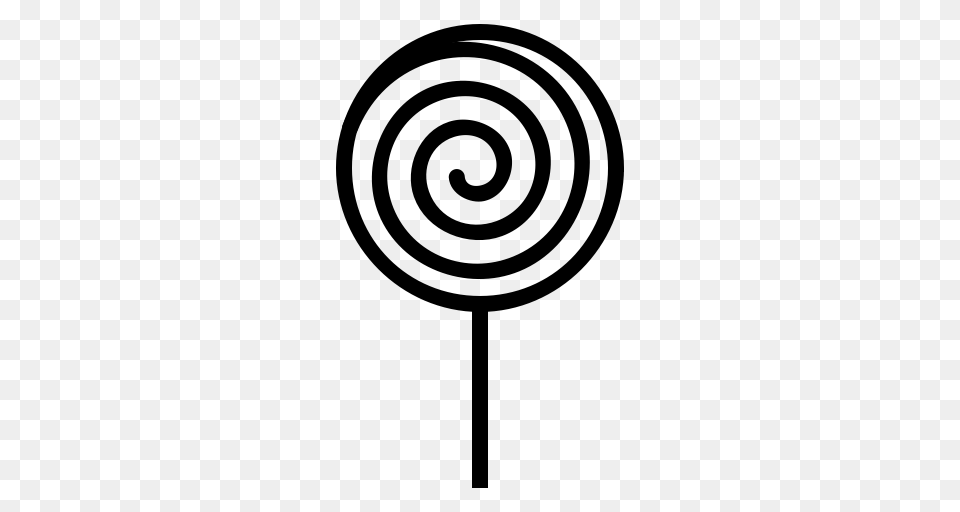 Candy Sugar Lollypop Confectionery Sweet Lollipop Treat Icon, Gray Png