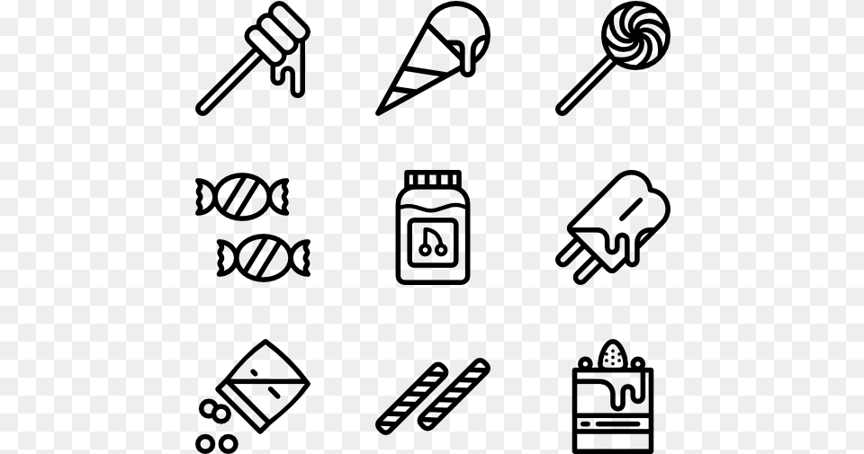 Candy Vector Candy Icons, Gray Free Png Download