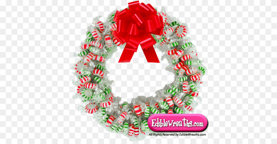 Candy Wreaths This Mouth Watering Candy Wreath Is A Mixture For Holiday, Birthday Cake, Cake, Cream, Dessert Free Png