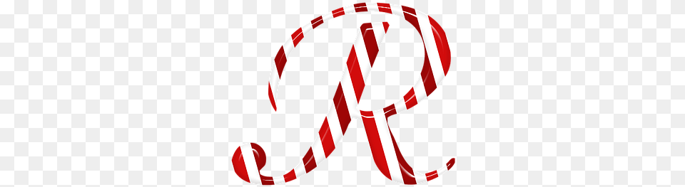 Candycane Letter R Text Candy Image Illustration, Hockey, Ice Hockey, Ice Hockey Stick, Rink Free Png Download