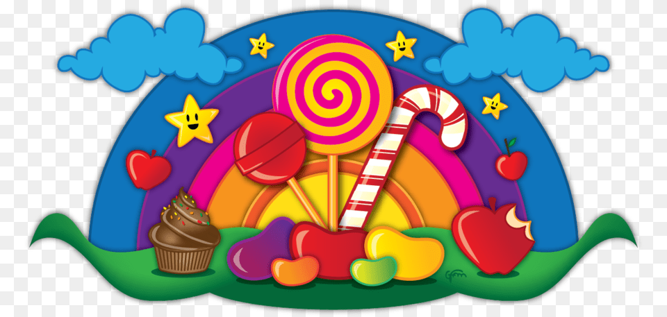 Candyland Candy Candy Land, Food, Sweets, Cream, Dessert Png Image