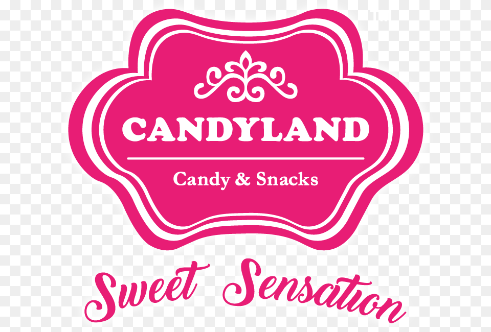 Candyland Candy Land, Sticker, Logo, Food, Ketchup Png Image