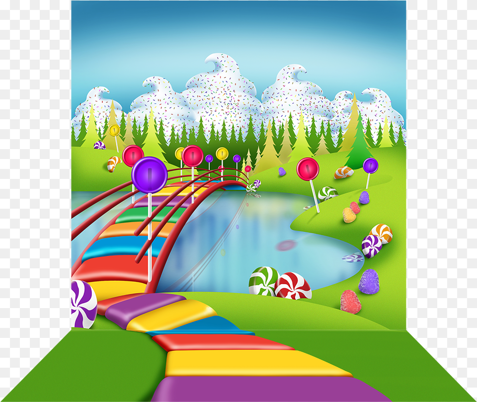 Candyland Candyland Party Background, Play Area, Art, Graphics, Outdoors Free Png