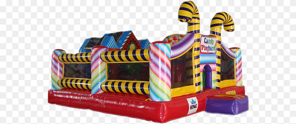 Candyland Playland Candyland Bouncer In Miami, Inflatable, Play Area, Birthday Cake, Cake Free Transparent Png