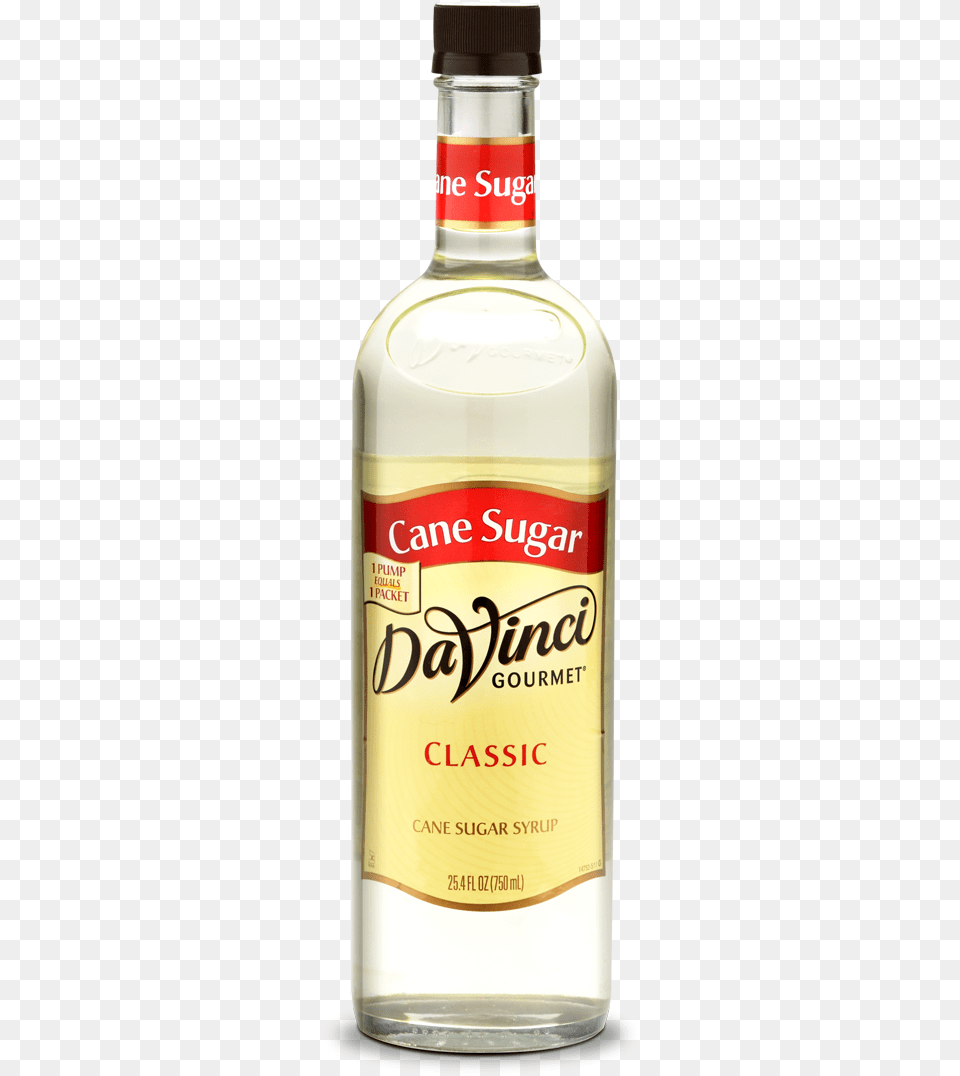 Cane Sugar C 750ml G Davinci Gourmet Coconut Syrup, Alcohol, Beverage, Liquor, Gin Free Png