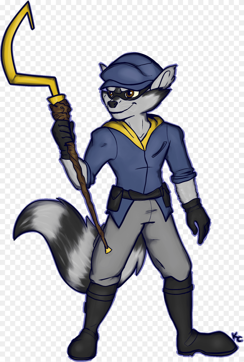 Cane Sly Cooper Royalty Stock Sly Cooper Movie Fan Art, Book, Publication, Comics, Person Free Transparent Png