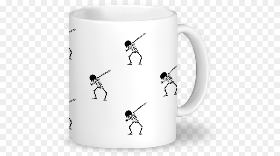 Caneca Dab Skull De Chrone Designsna Coffee Cup, Baby, Male, Person, Child Free Png Download