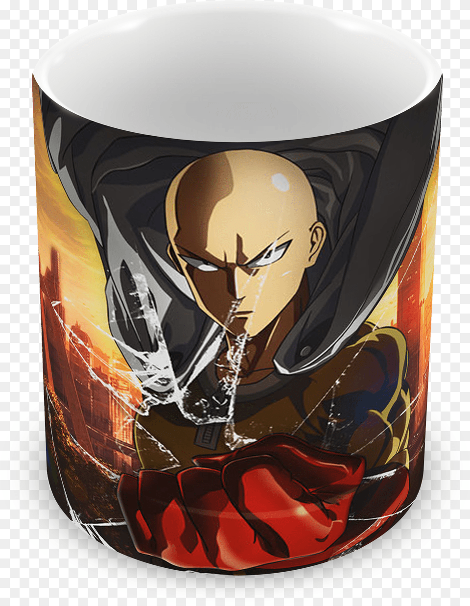 Caneca One Punch Man De Plstico Personalizada Coffee Cup Free Png